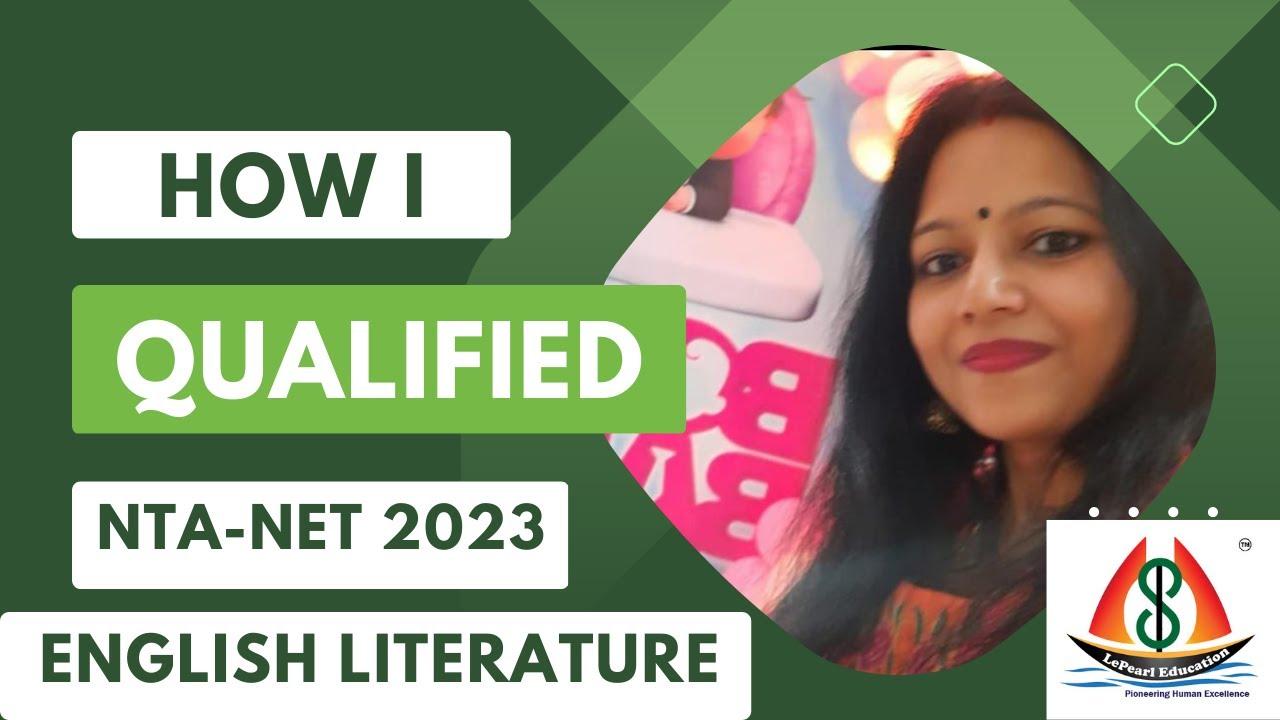 Ms. Deepti Dwivedi, NTA-NET English Jun 2023 success story