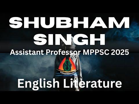 Shubham Singh, Assistant Professor, MPPSC-2025 success story